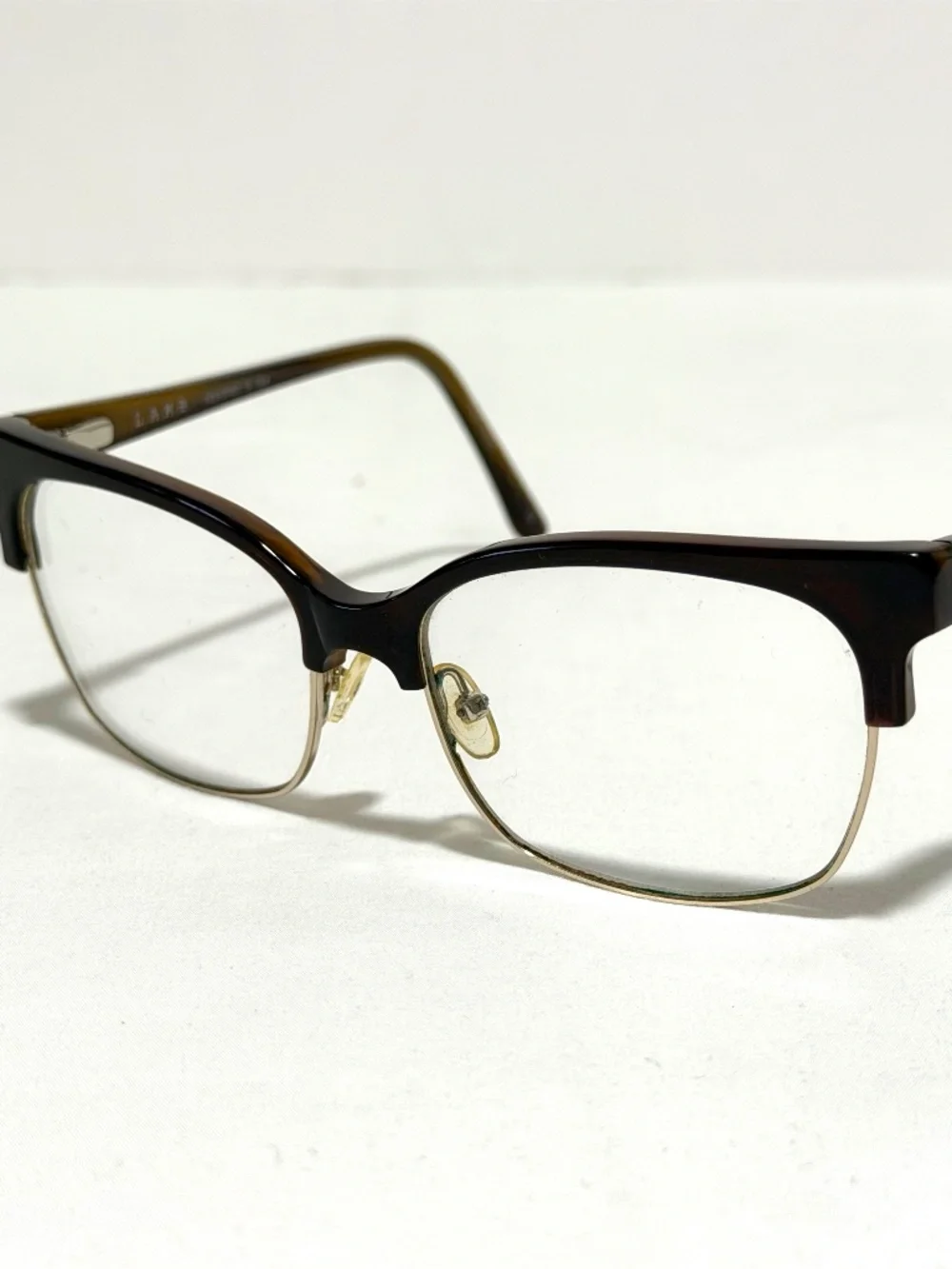 L.A.M.B. LAMB Eyeglasses Square Frames LA019 Color BRN 53/16 140 B:42